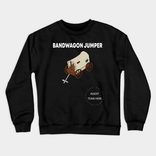 Bandwagon Jumper Crewneck Sweatshirt by Cam Paul